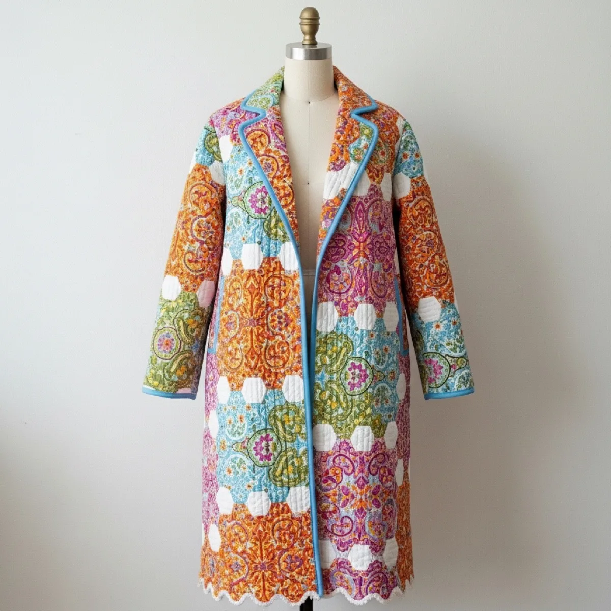 Sunset Patchwork Coat view 4